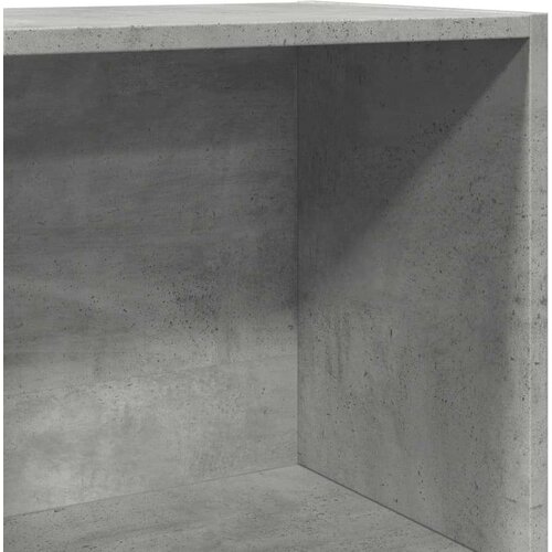VidaXL Regal za knjige boja betona 40x30x189 cm konstruirano drvo Slike