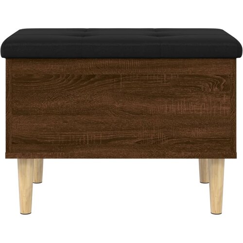  Klupa za pohranu boja hrasta 62x42x46 cm od konstruiranog drva Slike