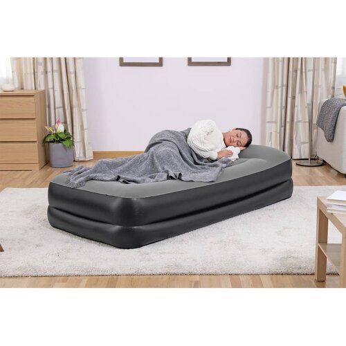 Bestway Napuhljivi zračni krevet s ugrađenom zračnom pumpom 191x97x46 cm Slike