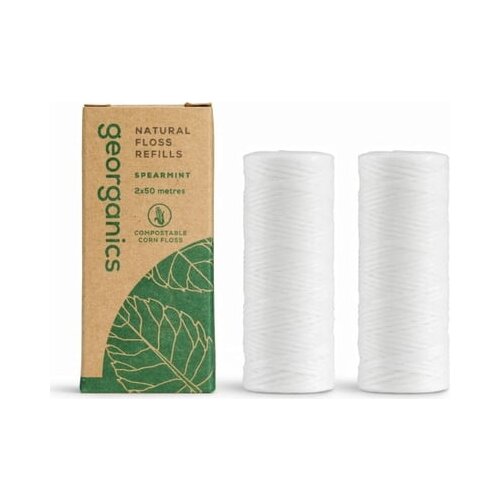 Georganics zobna nitka, 100 metrov - spearmint Cene