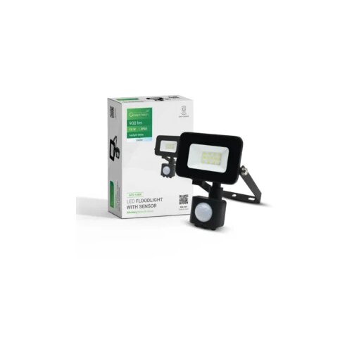 Greentech LED reflektor sa senzorom 900lm, 10W, 6500K – AFS-10BK Cijene
