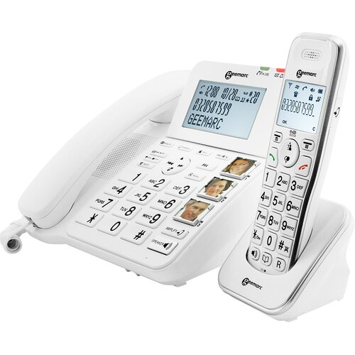 Geemarc Senior telefon Ojačan z brezžično slu&scaron;alko - AmpliDECT Combi 295, (5000299335) Cene