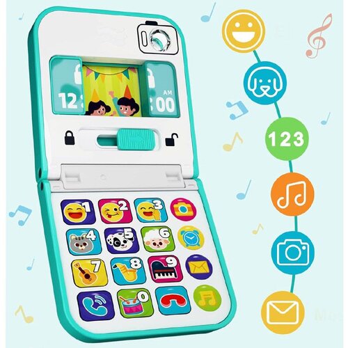  Interaktivni glazbeni sklopivi pametni telefon za djecu za5424 Slike