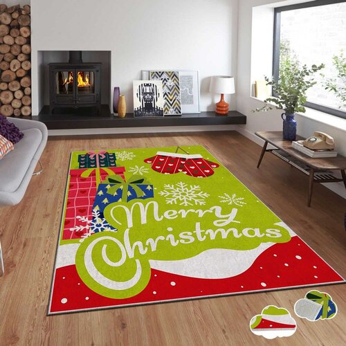 Conceptum Hypnose Tepih sa novogodi&scaron;njim motivima Asr-Crpt-6, Pravougaoni, 180 x 280 cm, &Scaron;areni Cijene