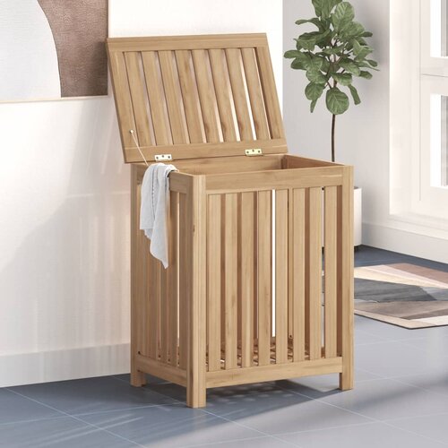 VidaXL Ko&amp;scaron;ara za rublje 50 x 35 x 60 cm od masivne tikovine Slike