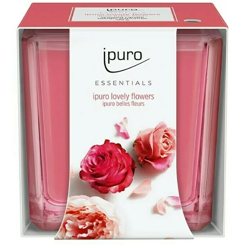 IPURO Essentials Lovely Flowers mirisna svijeća 125 g