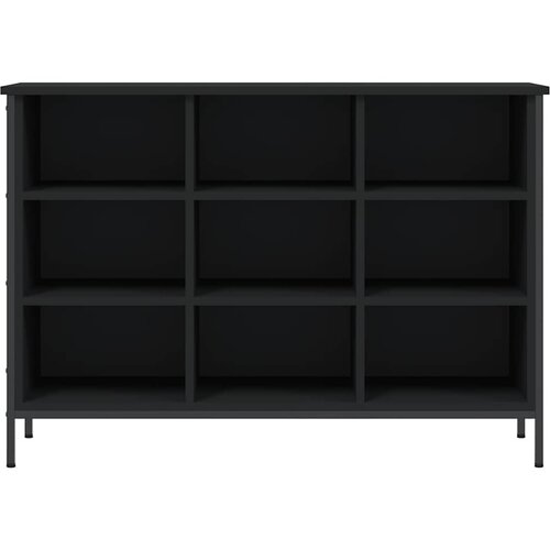  za cipele crni 100 x 35 x 70 cm od konstruiranog drva Slike