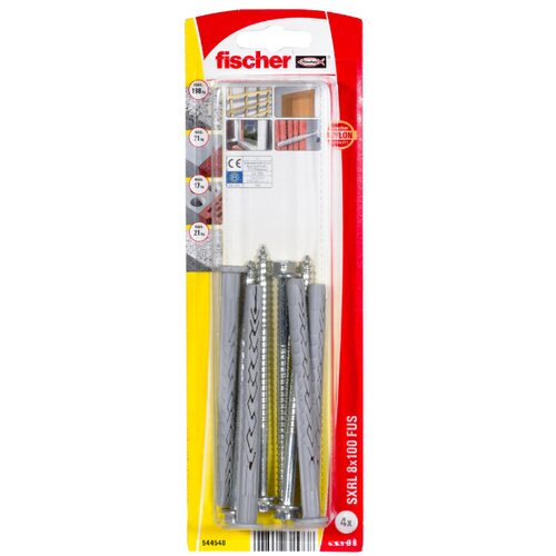 Fischer PRITRDILO ZA OKEN. OKVIR SXRL 8X100 FUS K NV ZAV = 4 KOS Cene