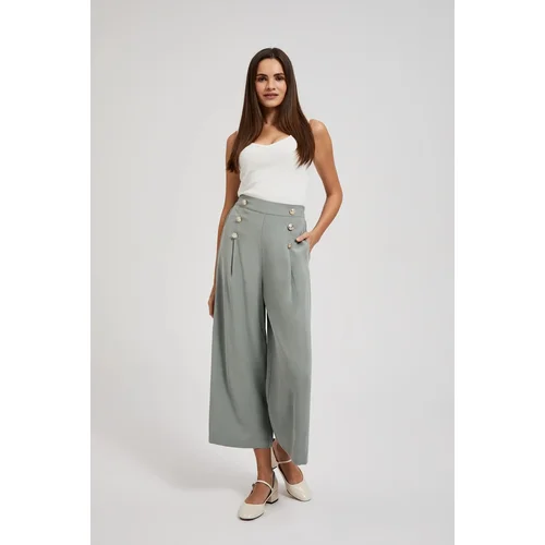 Moodo Women's summer trousers - olive