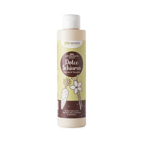 La Saponaria Dolce Schiuma - gel za tuširanje vanilija in korenček Cene