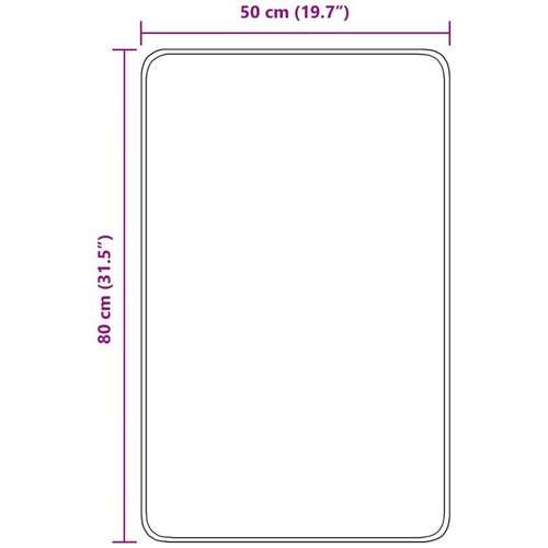 vidaXL Narančasta Pamuk 50 x 80 cm Prostirka za kupaonicu Pravokutna Cijene