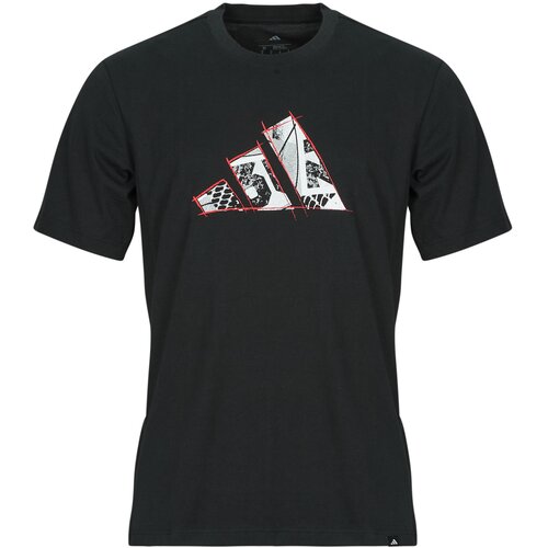 Adidas Majice s kratkimi rokavi Logo Graphic Tee Črna Cene