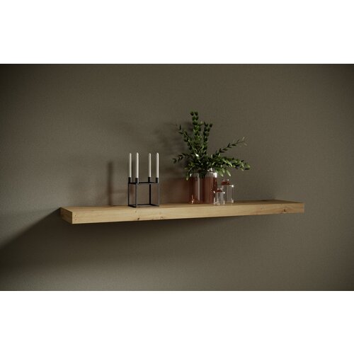ADRK Stenska polica ANDREA 120 cm 120 cm - HRAST ARTISAN Cene