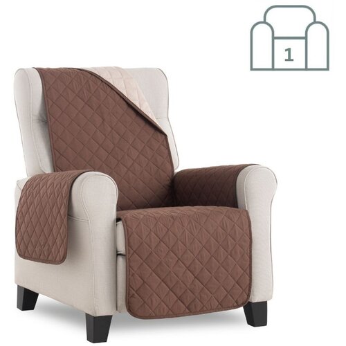 SOFA dvostransko pregrinjalo za enosed - fotelj 55x200 cm bež / rjava eu kvaliteta Cene