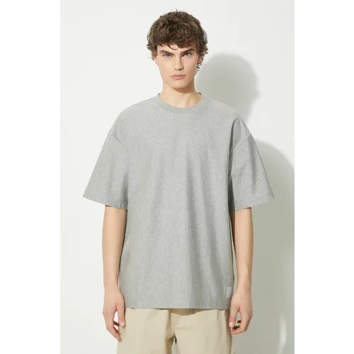 Carhartt WIP Pamučna majica S/S Dawson T-Shirt za muškarce, boja: siva, melanž, I032317.V6XX