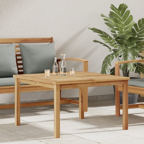  Klubska miza Rjava 85 x 85 x 45 cm Trdna tikovina Slike