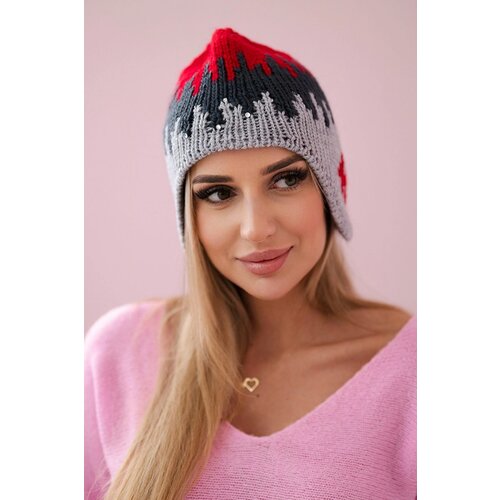 Kesi Women&amp;#039;s cap Nikol K405 red+graphite+dark grey Slike