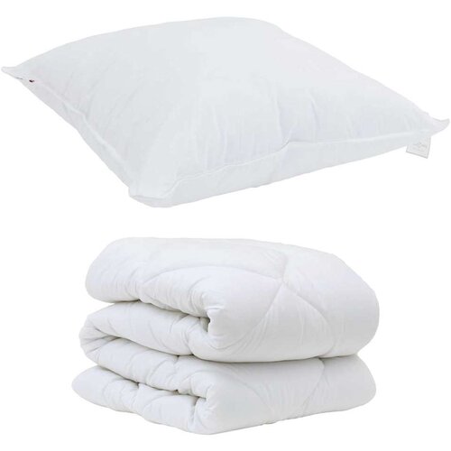 vidaXL Prevleka s blazino z blazino 2 pcs Bela Mikrovlakna, (5000065184) Cene