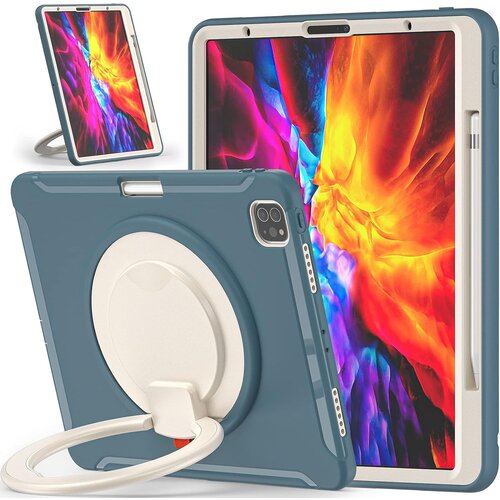 NIKCORP Ovitek za iPad Mini 6 8.3” z vrtljivim stojalom, držalom za pisalo in ročajem, trislojna zaščita, moder ojačan etui, (5000138912) Cene