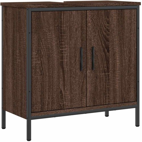 Maison Chic Omarica za umivalnik - Umivalniška omarica rjavi hrast 60x30x60 cm inženirski les, (21758909) Cene