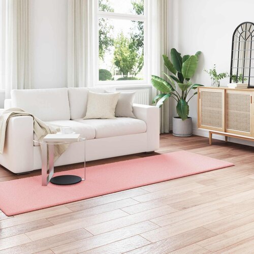  Protuklizni tepih od umjetnog zečjeg krzna OLITE Ružičasta 80 x 250 cm Slike