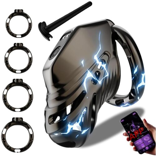Sevanda Electric Shock Chastity Cage Manual Lock Slike