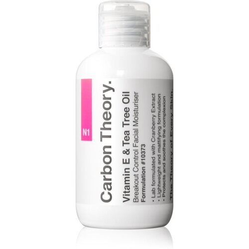 Carbon Theory Vitamin E & Tea Tree Oil blaga hidratantna krema za problematično lice, akne 100 ml Cijene