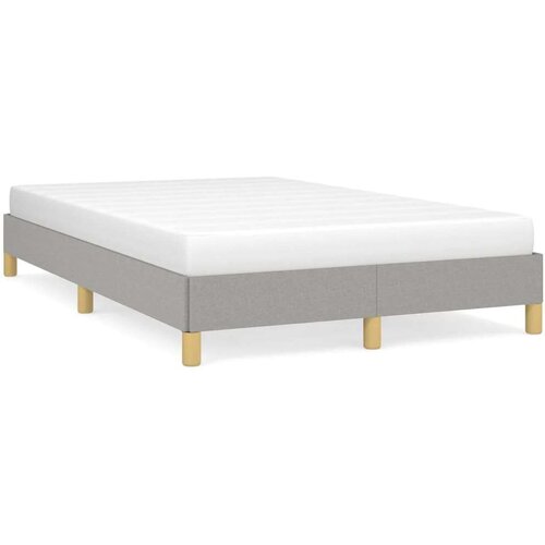  Okvir kreveta svjetlosivi 120 x 190 cm od tkanine Slike