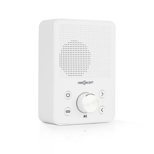 OneConcept Plug+Play FM, radio za u utičnicu, FM, USB, BT, bijeli