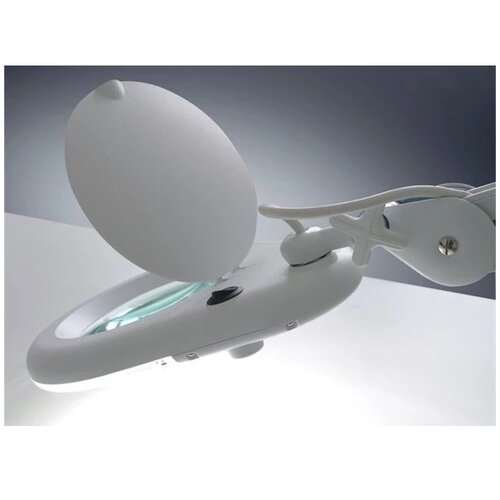  LED stona lampa sa povećalom LED/9W/230V bela/hrom Slike