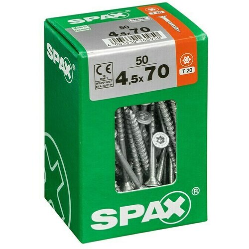 SPAX Univerzalni vijak T-Star plus (Ø x D: 4,5 x 70 mm, Površina WIROX, T-Star plus, 50 Kom.) Cijene