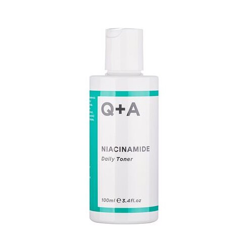 Q+A Niacinamide Daily Toner čistilna voda za zmanjšanje rdečice in razširjenih por 100 ml za ženske Cene