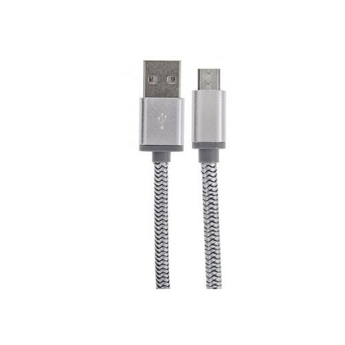 Alpha Star micro USB 1.2M M-PL-G Kabl,USB na Micro USB,muški-muški,upleten ( MICRO USB- 1.2 M-PL-G ) Cene