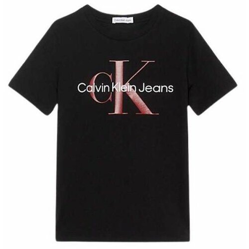 Calvin Klein logo majica za dečake CKIU0IU00460-BEH Slike