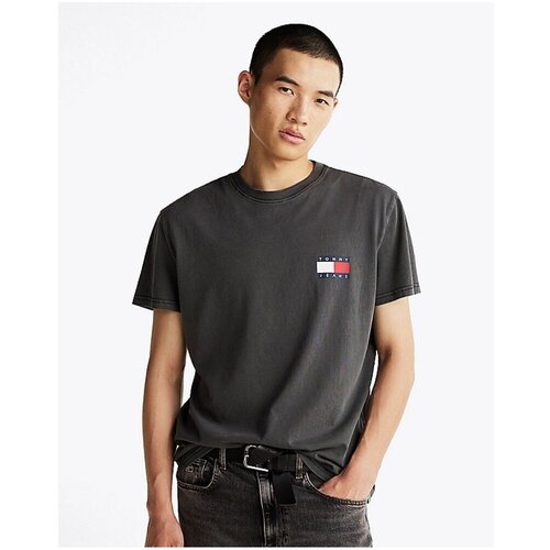 Tommy Hilfiger Majice s kratkimi rokavi DM0DM20346 Črna Cene