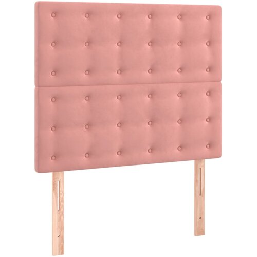 Box spring krevet s madracem ružičasti 80 x 200 cm bar&amp;scaron;unasti Slike