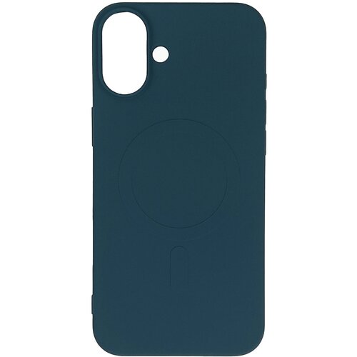 HURTEL Liquid Silicone MagSafe ovitek za iPhone 16, Temno moder Cene