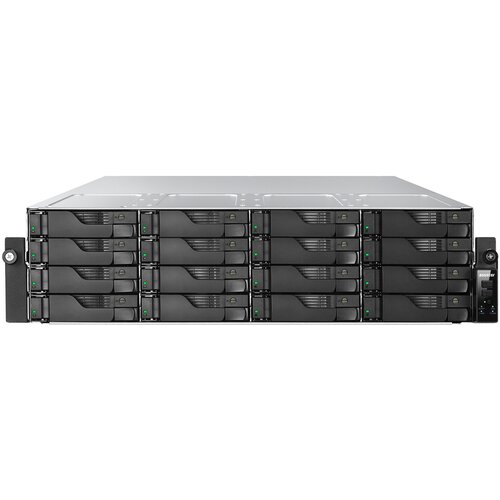 Asustor LOCKERSTOR 16R Pro Gen2 NAS Desktop AMD Ryzen&amp;trade; 7 7745 16 GB DDR5 0 TB Black, Steel Slike