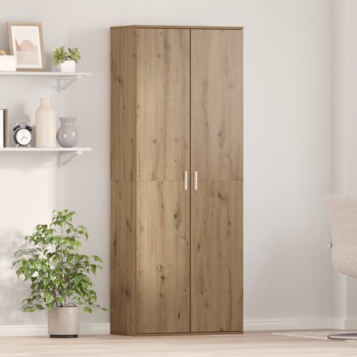 VidaXL Visokoredni kabinet iz umetni&amp;scaron;kega hrasta 70x35x180 cm Inženirski les Slike