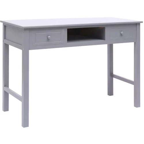  Pisalna miza siva 110x45x76 cm les
