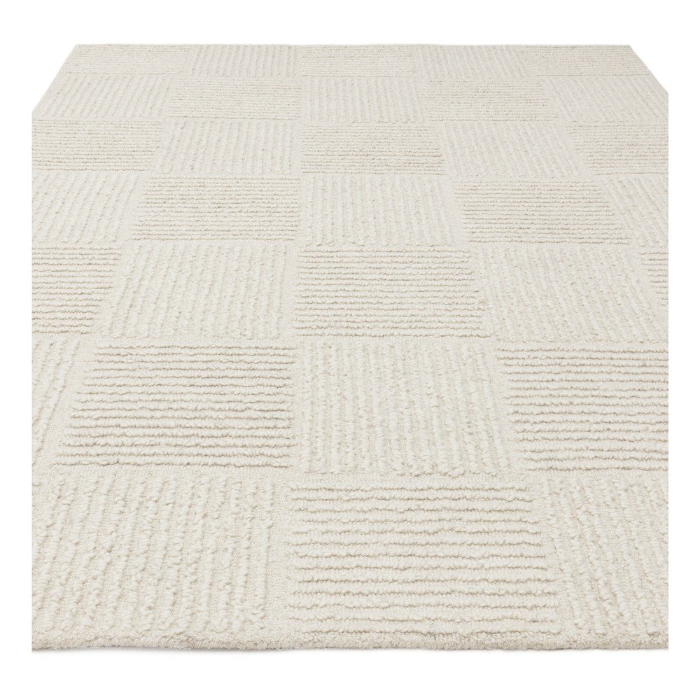 Asiatic Carpets Ručno rađen vunen tepih boje slonovače 120x170 cm Zennith Grid &amp;ndash; Slike