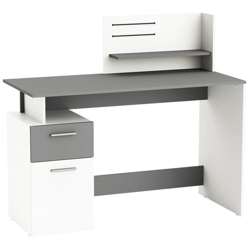 Gent Radni stol PLATON 182294 (bijela/siva) Slike