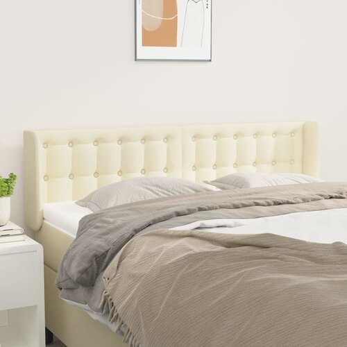  Uzglavlje s u&scaron;ima krem 147x16x78/88 cm od od umjetne kože Cijene