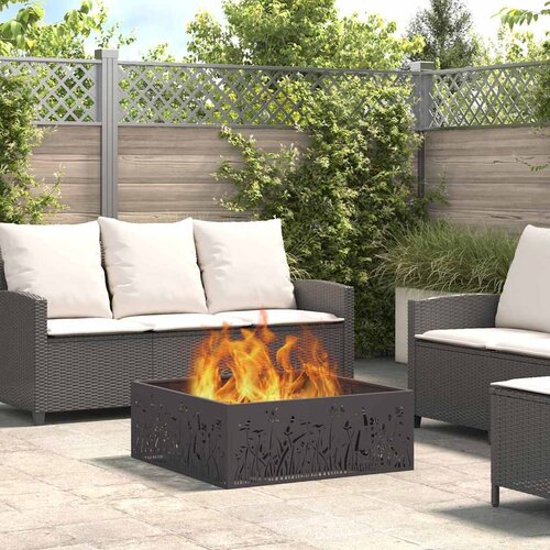  Kamin Crna 80 x 80 x 30 cm Čelik Cijene