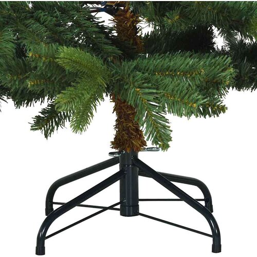 VidaXL Umjetno božićno drvce s stalakom Zelena 120 cm PE i PVC Slike