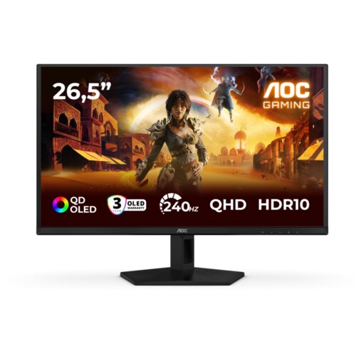 AOC Monitor OLED Q27G41ZDF Gaming 27" 2560&times;1440 QD-OLED Adaptive Sync 240Hz HDR10 0.03ms 400cd... Cijene