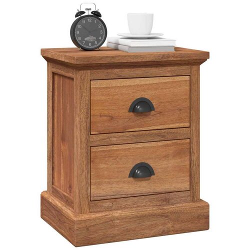  Noćni ormarić Prirodna 40 x 30 x 50 cm Čvrsto teak drvo Slike