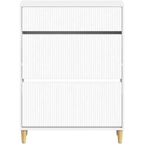  Ormar za cipele ARNHEM 78 x 24 x 103 cm Konstruirano drvo - Bijela Slike