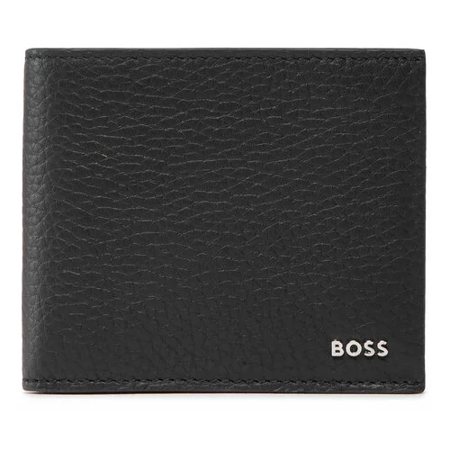 Boss Velika moška denarnica Crossdown 4 50470464 Črna