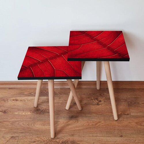 Hanah home set klub stočića 2Shp104, 2 komada, Crveni Cene